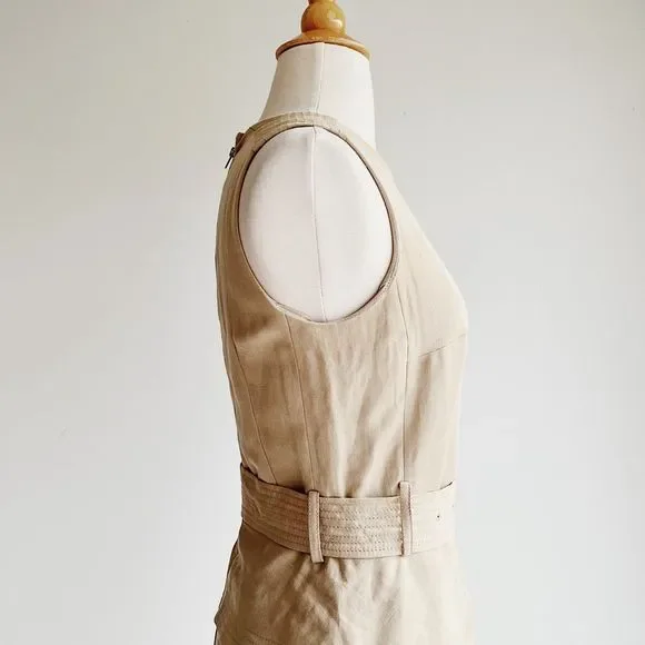 BANANA REPUBLIC | Linen Blend Peplum Utility Dress | Multiple Sizes - Picture 11 of 14